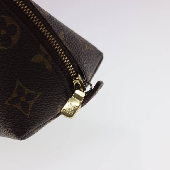 LOUIS VUITTON Monogram Trousse Demi Ronde Cosmetic Pouch M47520 LV Auth hk660 - Picture 8 of 16